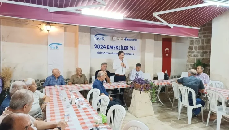 Kilis SGK İl Müdürlüğü tarafından düzenlenen emeklilere moral gecesi