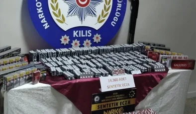 Kilis’te Uyuşturucu Operasyonu: 14 Bin Hap Ele Geçirildi