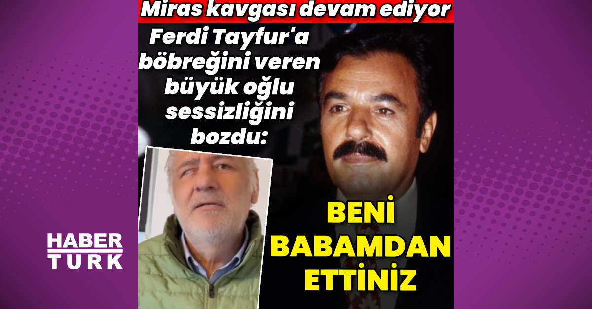 Ferdi Tayfur'un büyük oğlu Timur Turanbayburt'tan açıklama Magazin haberleri